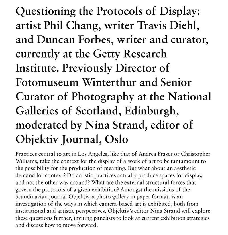 Questioning the Protocols of Display